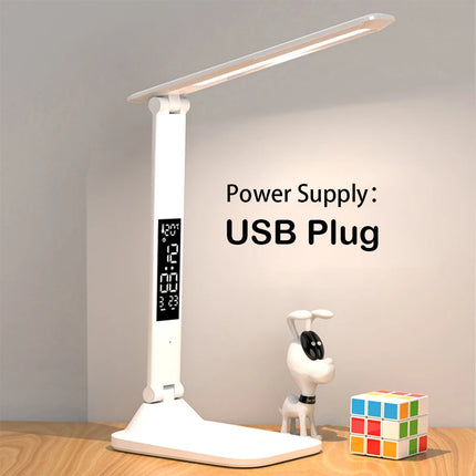Zapcart Folding Desk Lamp USB Reading Touch Dimmable Alarm by zapcart