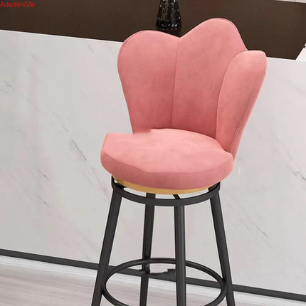 Stylish Designer high Bar Chairs Modern Metal Round Gold Design Nordic Minimalist Comfortable Barkrukken Home stool chair by zapcart