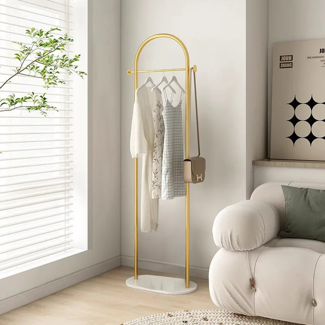 Bedroom Metal Clothes Rack Minimalist Aesthetic White Storage Clothing Rack Stand Boutique Tendedor De Ropa Modern Furniture by zapcart