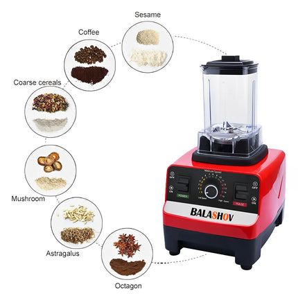 2000W Stationary Blender Heavy Duty Commercial Mixer Ice Smoothies Appliances for Kitchen Professional High Power Food Processor by zapcart