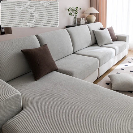 Waterproof Sofa Cover Luxury Adjustable Elastic Couch Cover for Living Room Sofa Seat Cover 1 2 3 4 seater l shaped full set by zapcart