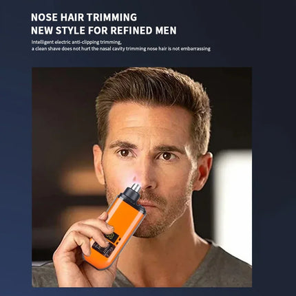 Heinast 2in1 Ear Nose Eyebrow Trimmer for Men Portable by zapcart