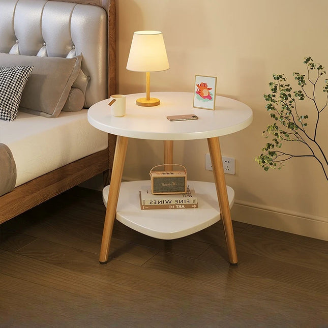 Hot Selling Bedside Table Cabinet Modern Luxury Wood Nightstands Large Bed Side End Table for Bedroom by zapcart