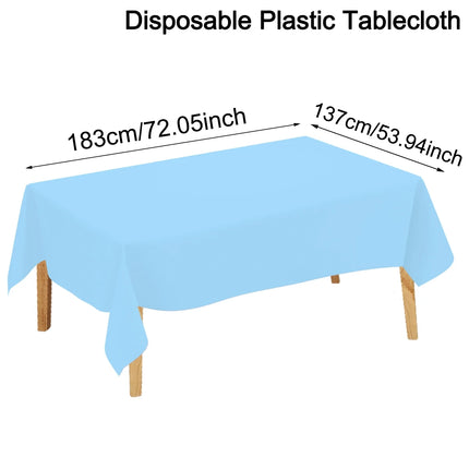 Choice Disposable Tablecloth Solid Color For Home Parties by zapcart