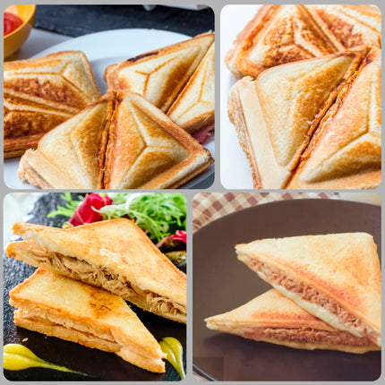 Electric Waffle Maker Panini 750W Sandwich Maker Cooking Kitchen Appliances Breakfast Waffles Machine Non-stick Iron Pan Sonifer by zapcart