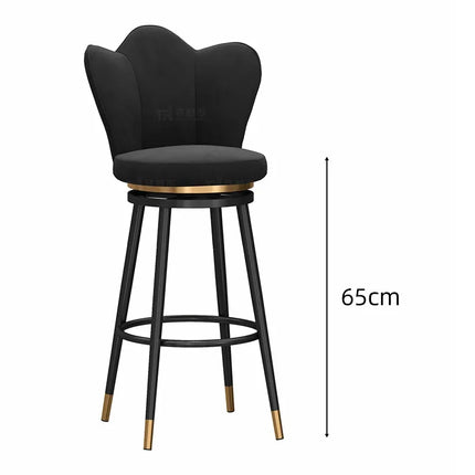 Stylish Designer high Bar Chairs Modern Metal Round Gold Design Nordic Minimalist Comfortable Barkrukken Home stool chair by zapcart