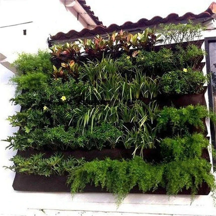 Green Plant Growing Bag Big Size Pockets Planter Vertical Garden Vegetable Living Growing Bags Flowers Supply Garden Planter Bag by zapcart