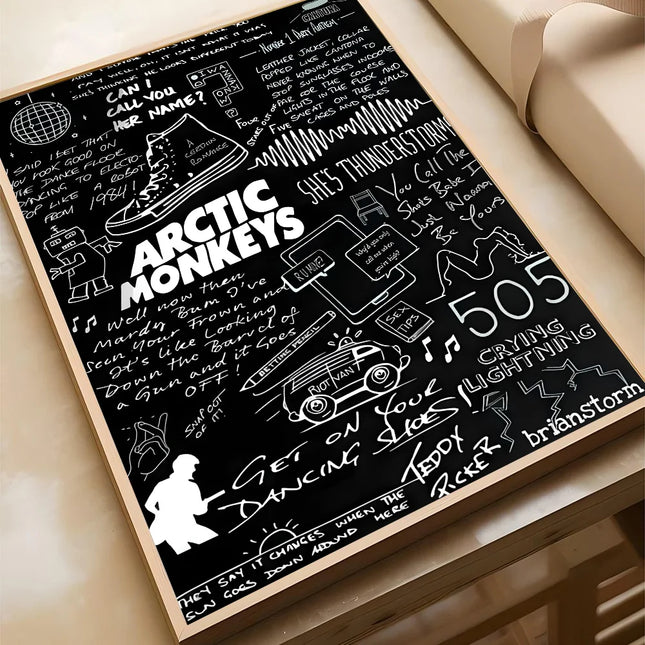 1PC Arctic Monkeys Band Music Album Poster Poster Paper Print Home Living Room Bedroom Entrance Bar Cafe Art Painting Decoration by zapcart