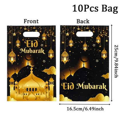 Eid Mubarak Gift Bags Ramadan Candy Cookies Muslim Party by zapcart