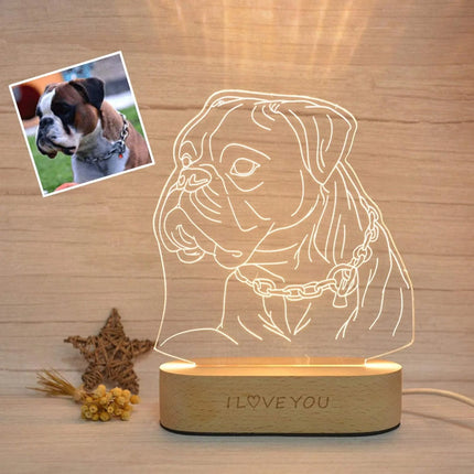 Personalized Photo Lamp Gift for 3D Night Light Custom Picture Text Wedding Day Anniversary Gift Valentine's Day Gift by zapcart