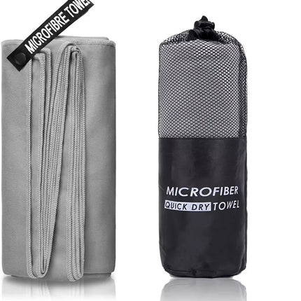 Quick Dry Beach Towel, Microfiber Travel Towel,Fast Drying Towel Set for Camping, Beach, Gym, Sports, Bath by zapcart