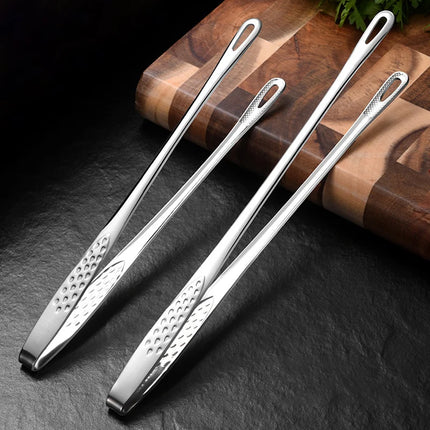 BalmyDays Stainless Steel Kitchen Tongs for Chefs 24 28 cm by zapcart