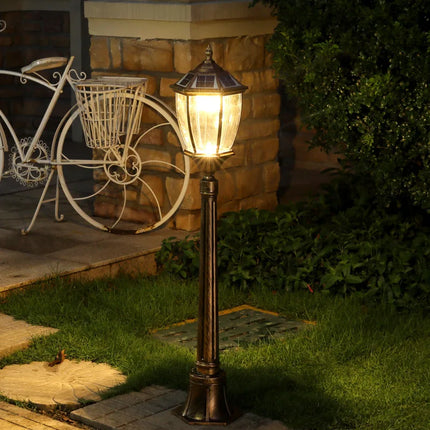 New Waterproof Outdoor Solar Lawn Lamp Garden Pathway LED Lighting European Yard Walkway Patio Street Light Landscape Lamps by zapcart