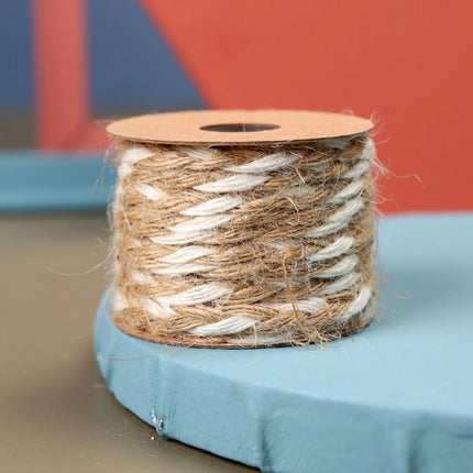 SQLzcCN Natural Jute Ribbon 5M for DIY Crafts and Gift Wrap by zapcart