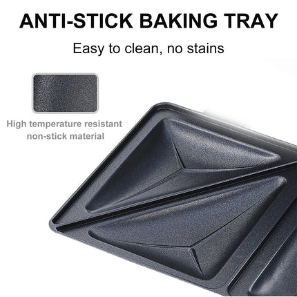 Electric Waffle Maker Panini 750W Sandwich Maker Cooking Kitchen Appliances Breakfast Waffles Machine Non-stick Iron Pan Sonifer by zapcart