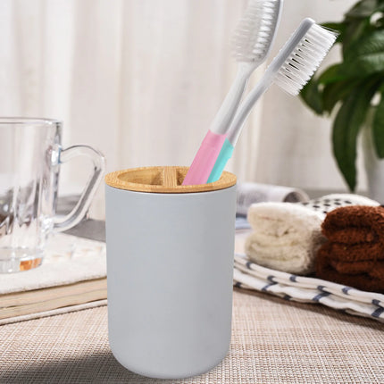 Bathroom Accessories Set Soap Dispenser Bottle Dish Washroom Toothbrush Holder Cup Suit Lotion Rack Toilet Brush Garbage Can by zapcart