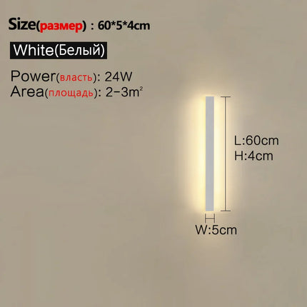 Waterproof Wall Light Outdoor Garden Wall lamps LED Lights Modern Nordic Living Room TV Background IP65 110/220v Wall washer by zapcart