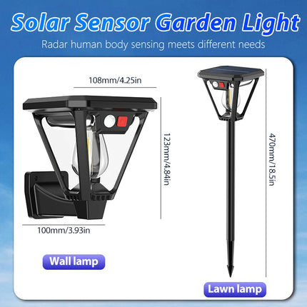 1PC Floor Lamp/Wall Lamp Dual Purpose Lamp Outdoor Solar Led Outdoor Waterproof Light Outdoor Garden Street Wall Light Supply by zapcart
