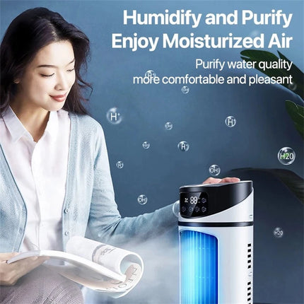 Portable Air Conditioner USB Mini Air Conditioner Air Cooler Fan Water Cooling Fan Air Conditioning air cooler For Home Office by zapcart