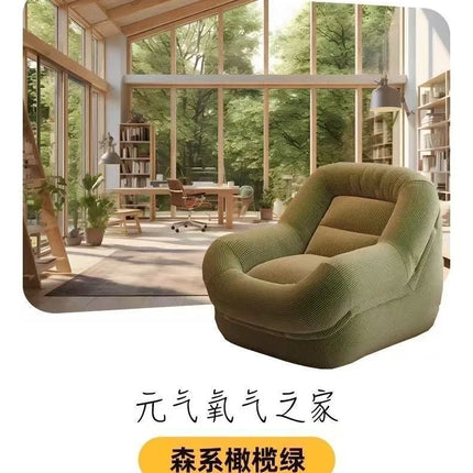 Home Furniture Lazy, Nest, Sofa, Tatami, Balcony, Bedroom, Living Room, Rental House, Small Apartment, Sofa Chair Corduroy by zapcart