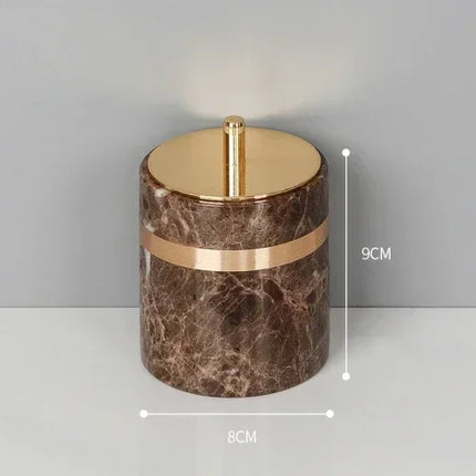 1pc Marble Light Luxury Bathroom Wash toiletry Tray Hotel Bathroom Bathroom Hand Wash Table Toothbrush Shelf Decoration by zapcart