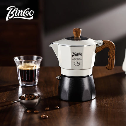 Bincoo Dual Valve Moka Pot Set with Heater, Espresso Coffee Maker, Portable Home Machine, Outdoor Use by zapcart