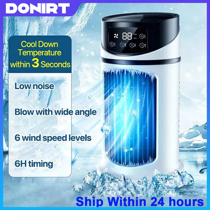 Portable Air Conditioner USB Mini Air Conditioner Air Cooler Fan Water Cooling Fan Air Conditioning air cooler For Home Office by zapcart