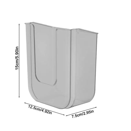 Punch Free Toilet Paper Holder Box Wet Wipe Box Wall Mounted Wipe Tissue Organiser Box Self-Adhesive Paper Towel Dispenser by zapcart