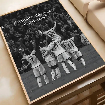 Athlete Inspirational Quotation Poster Home Gym Football Basketball Prints Wall Stickers Paintings for Home Living Room Decor by zapcart