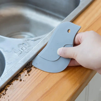 Silicone Kitchen Scraper For Home Cooks Soft Non Scratch Pot Cleaning Tool by zapcart