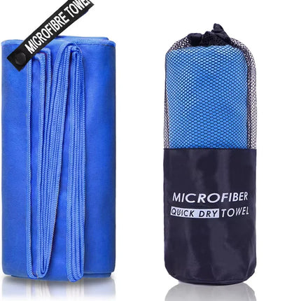 Quick Dry Beach Towel, Microfiber Travel Towel,Fast Drying Towel Set for Camping, Beach, Gym, Sports, Bath by zapcart