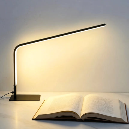 USB powered LED reading desk lamp with eye protection design, adjustable brightness and color change, suitable for home office a by zapcart