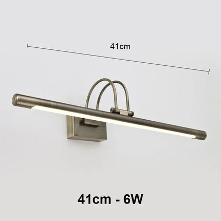 Mirror Wall Lamps Bathroom Modern Wall Lights 43CM 55CM 9W 12W Toilet Wall Mounted Lighting Fixtures Sconces Indoor Bedroom by zapcart