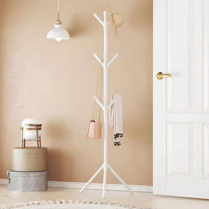 Clothes and Hats Rack Floor To Floor Bedroom Coat Hook Bedroom Vertical Tree Branch Shape Holder Hat Scarf Handbag Storage Hange by zapcart