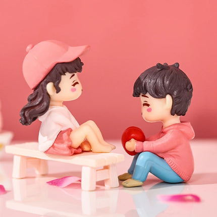 Hign-concerned Miniature Couple Figurines Wedding Gift by zapcart