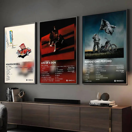 Rapper D-Don T-ToliverS Poster HD Art Sticky Wall Waterproof Home Living Room Bar Decoration by zapcart