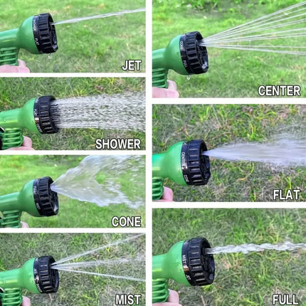 25FT-200FT Expandable Magic Hose Lightweight Design Durable Materials 7 Water Spraying Functions Gun Home Garden Watering Tools by zapcart