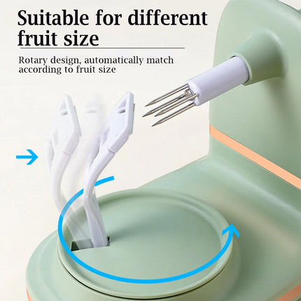 WHDPETS Hand Cranked Kitchen Peeler Effortless Fruit Slicer Tool For Home Cooks by zapcart