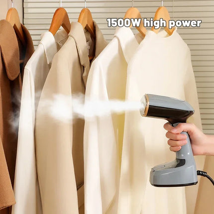 Foldable Ironing Machine 1500W Fast-Heat Garment Steamer Household Electric Fabric Steamer for Home Travel Handheld Steam Iron by zapcart