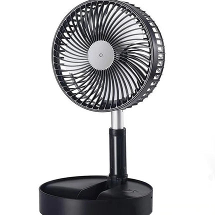 Haoyunma Camping Telescopic Portable USB Folding Fan Remote by zapcart