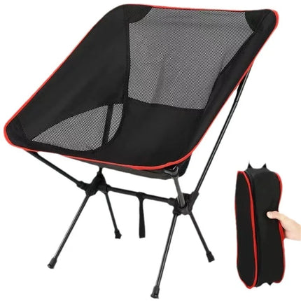 Garden Chair Outdoor Folding Chairs Space Chair Portable Camping Fishing Moon Chair Ultra-light and Portable Patio Furniture by zapcart