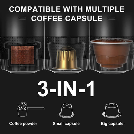 Portable Wireless Electric Espresso Coffee Machine For Travel by zapcart
