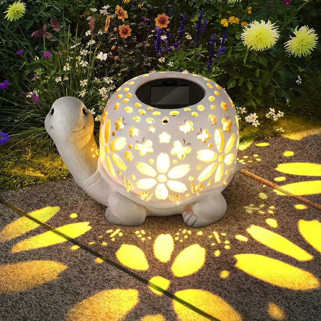 Solar Outdoor Statue Statue With Light Birthday Gift For Mom, Unique Female Gift, Garden Statue for Spring Decoration by zapcart