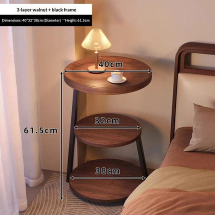 Coffee Table Vintage Multi Tier Small Round Side Table Bedside Nightstand Creative Designer Living Room Coffee Table Bedroom by zapcart