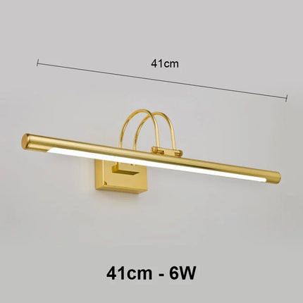 Mirror Wall Lamps Bathroom Modern Wall Lights 43CM 55CM 9W 12W Toilet Wall Mounted Lighting Fixtures Sconces Indoor Bedroom by zapcart