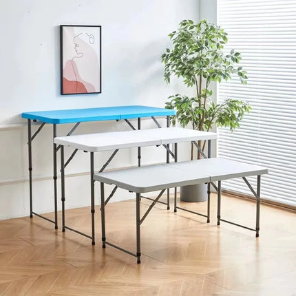 Height Adjustment Removable Table Outdoor Portable Folding Table Camping Desk Garden Waterproof High-Quality Dining Long Table by zapcart