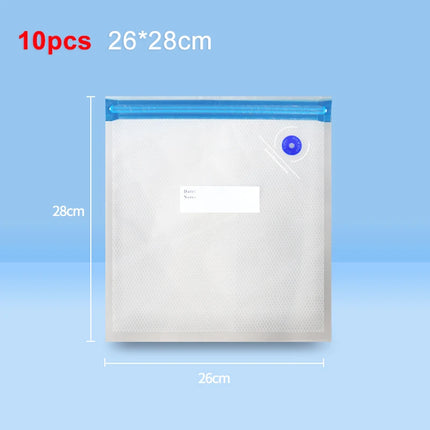Mini Air Pump Food Vacuum Sealer Pump USB Rechargeable Food Sealer Pump & Vacuum Sealer Bags BPA Free Food Storage Zipper Bags by zapcart