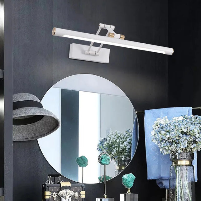Mirror Light LED Wall Lamp Modern Bathroom Wall Light 43cm 58cm AC85 - 265V Indoor Lighting Bedroom Wall Sconces Light Fixtures by zapcart