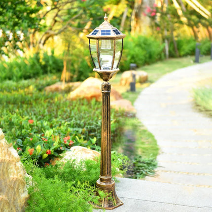 New Waterproof Outdoor Solar Lawn Lamp Garden Pathway LED Lighting European Yard Walkway Patio Street Light Landscape Lamps by zapcart