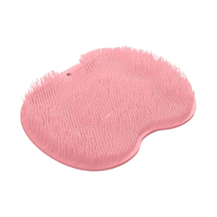 Foot Wash Brush Rub Back with Sucker Brush Bathroom Tool Foot Massage Pad Shower Massage Mat Exfoliating Bath Pad Bath Sponge by zapcart